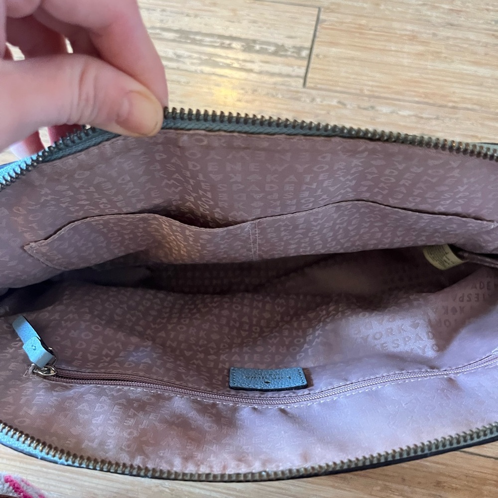 Kate Spade Gray Leather Satchel - Picture 3 of 7